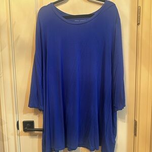 Jessica London Royal Blue Tunic Top